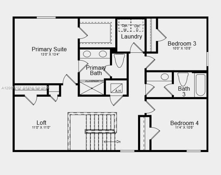 Additional Highlights Include: laundry appliance package, refrigerator, and window blinds throughout the home. Additional Highlights Include: laundry appliance package, refrigerator, and window blinds throughout the home.