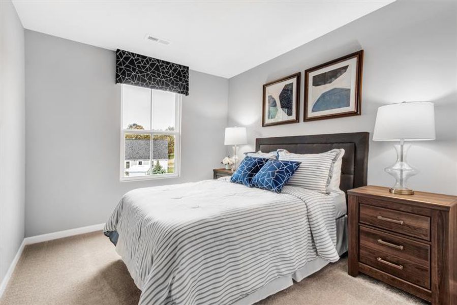 Representative furnished interior of a home built from the Pine by Ryan Homes in Cherry Grove Townhomes, Kannapolis (Image 23).
