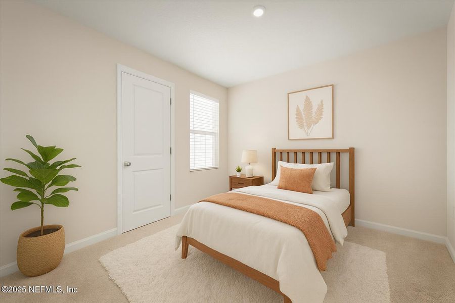 Furnished interior view inside a new home in , Jacksonville (Image 7). Furnished interior view inside a new home in , Jacksonville (Image 7).