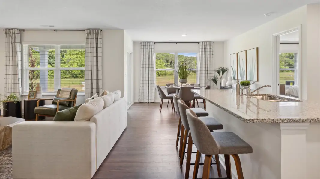 Furnished interior view inside a new home in Creekside Ridge, Dandridge (Image 17).