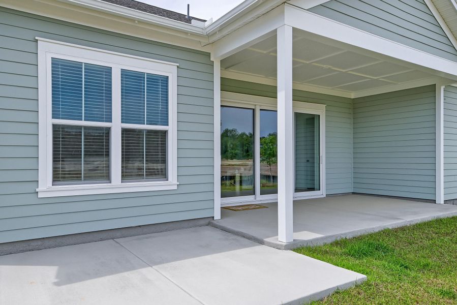 Exterior details and patio area of a home in , Charleston (Image 34).