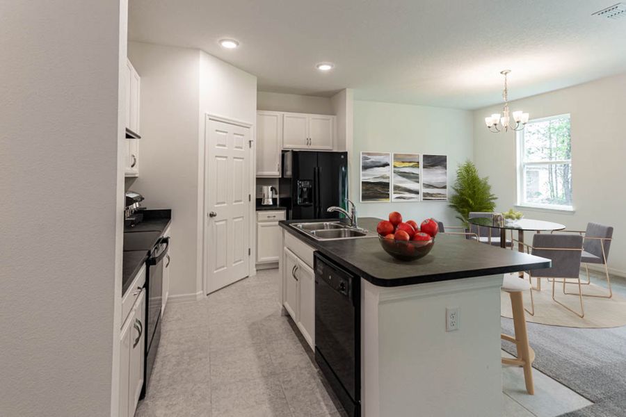 Kitchen Area at The Rosalia