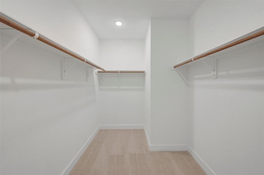 Primary walk-in closet