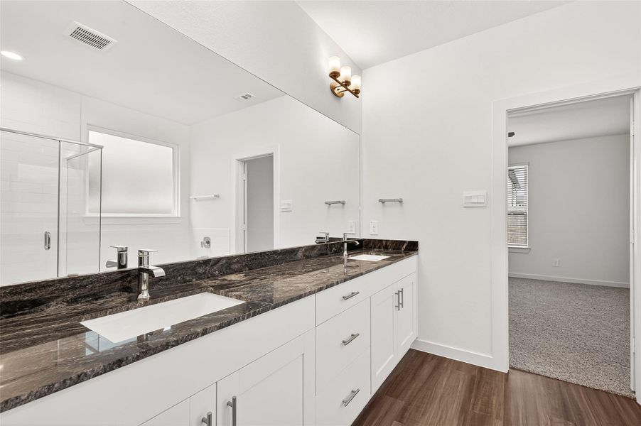 Furnished interior view inside a new home in Harvest Green, Richmond (Image 17).