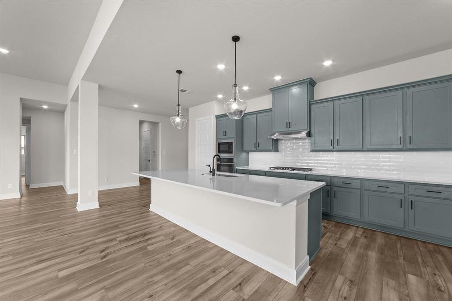 Furnished interior view inside a new home in South Pointe Manor Series, Mansfield (Image 7). Furnished interior view inside a new home in South Pointe Manor Series, Mansfield (Image 7).