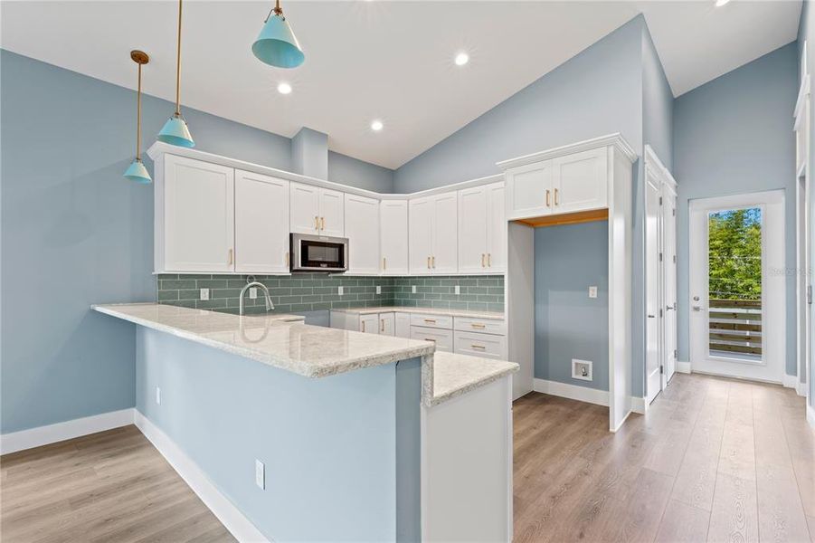 Furnished interior view inside a new home in , Crystal Beach (Image 33).