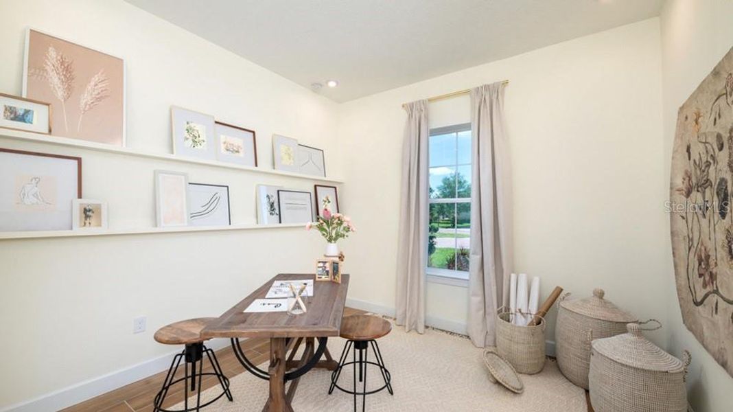 Furnished interior view inside a new home in Westview Community Group Page, Kissimmee (Image 8).