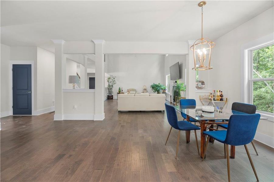 Furnished interior view inside a new home in , Fairburn (Image 24). Furnished interior view inside a new home in , Fairburn (Image 24).