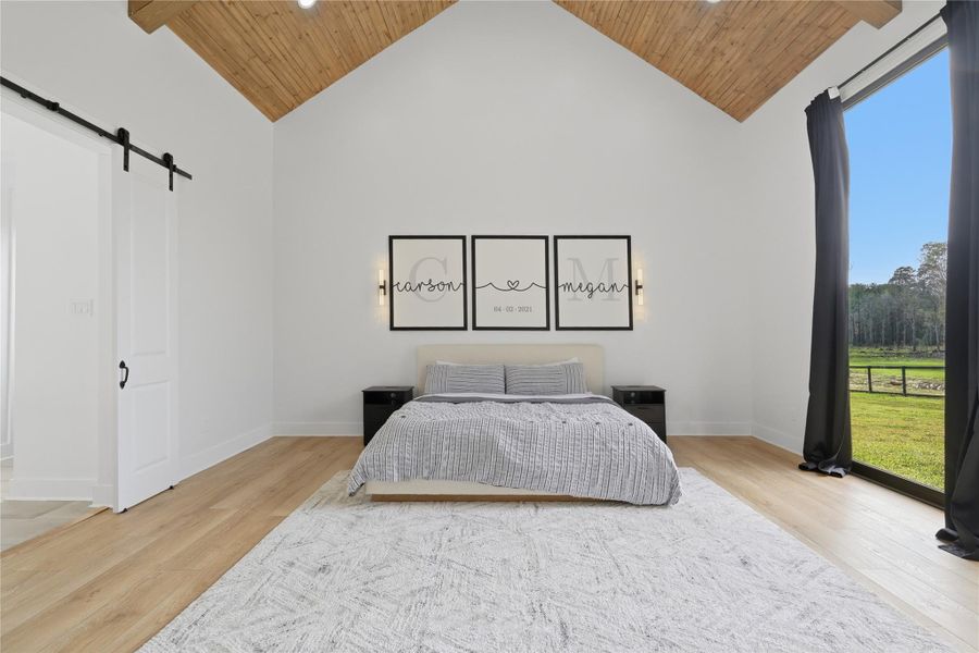 Furnished interior view inside a new home in , Willis (Image 16).