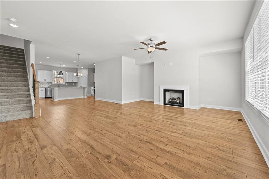 Spacious, unfurnished interior of a new home in , Sugar Hill (Image 34).