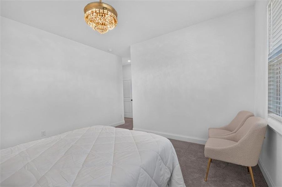 Furnished interior view inside a new home in Bailey Fence, Dacula (Image 33).