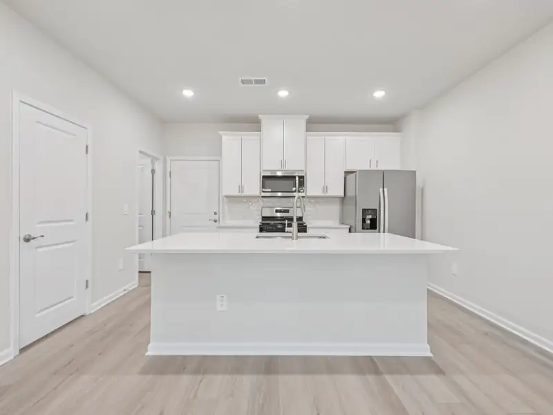 Furnished interior view inside a new home in The Rows at Buffaloe Reserve, Raleigh (Image 4).