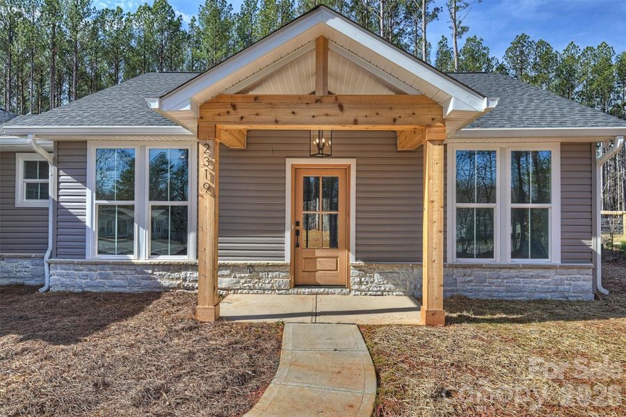 Exterior details and patio area of a home in , Lincolnton (Image 20).