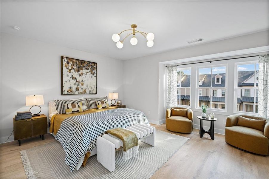 Furnished interior view inside a new home in Devin's Shire - A Kennesaw Tradition, Kennesaw (Image 37). Furnished interior view inside a new home in Devin's Shire - A Kennesaw Tradition, Kennesaw (Image 37).