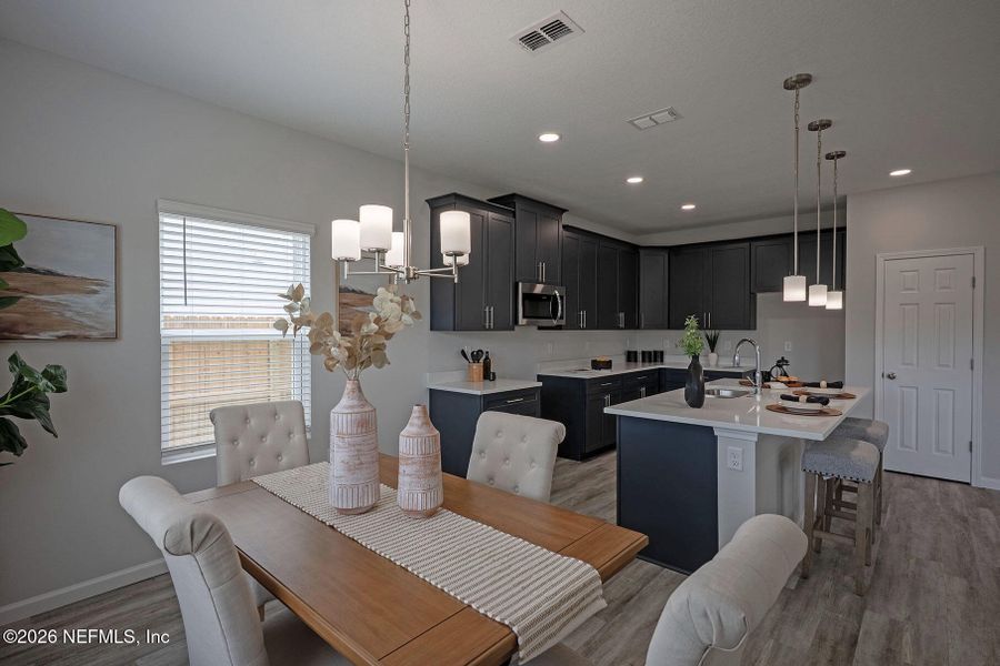 Furnished interior view inside a new home in , Jacksonville (Image 37).