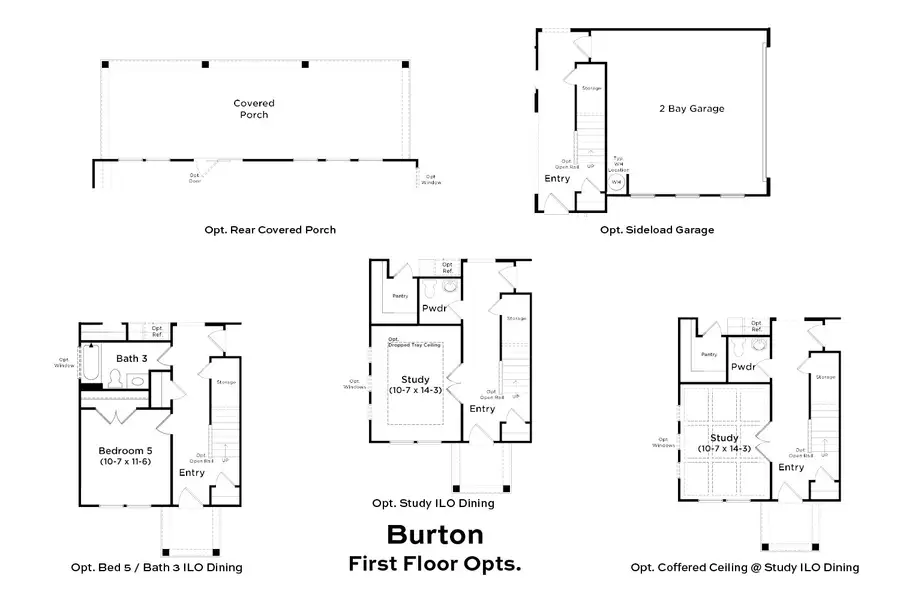 2D floor plan layout of this home in Sidney Creek Single Family, Zebulon, NC (Image 4).
