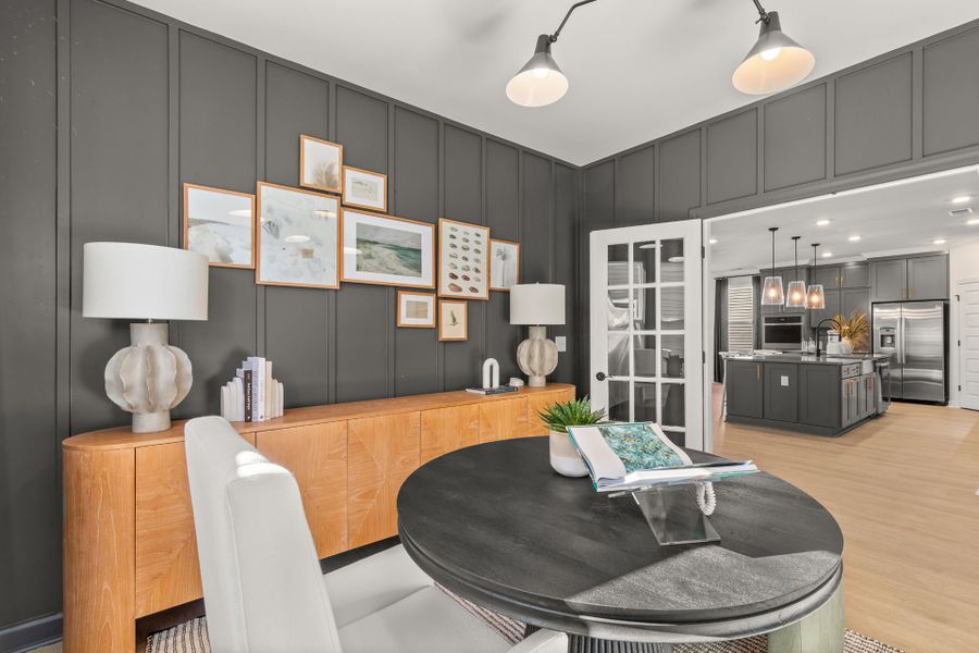 Representative furnished interior of a home built from the The Driftwood by Chesapeake Homes in Coastal Club of the Carolinas, Calabash (Image 15).