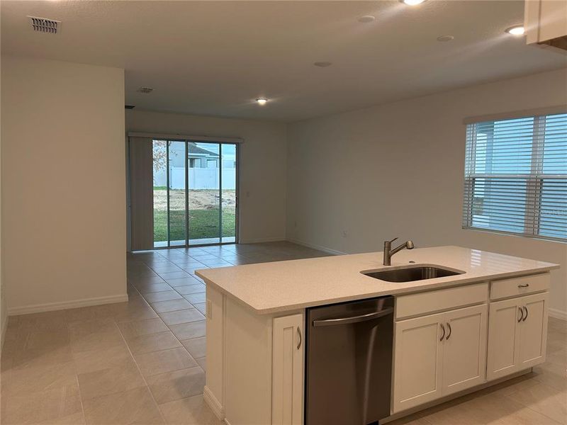 Furnished interior view inside a new home in Eagletail Landings, Howey-in-the-Hills (Image 3).