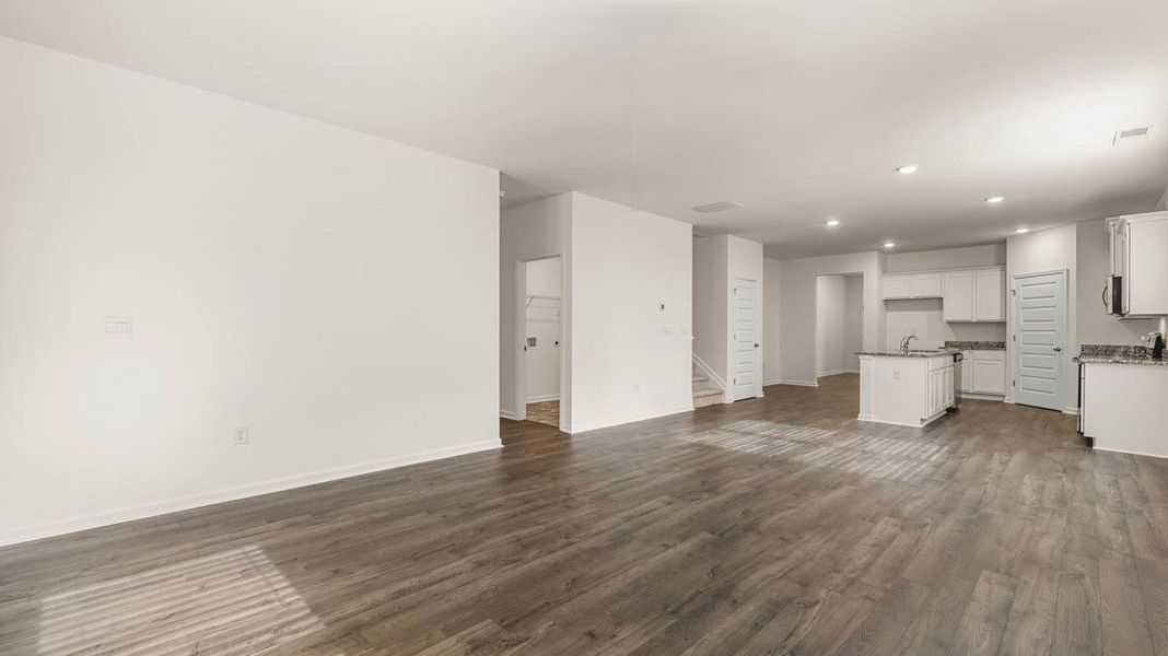 Representative unfurnished interior of a home built from the Dennis by D.R. Horton in Glenmaye, Hampton (Image 15).