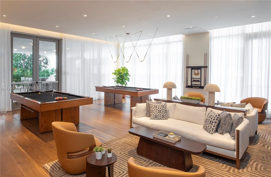 Furnished interior view inside a new home in , Miami (Image 34).