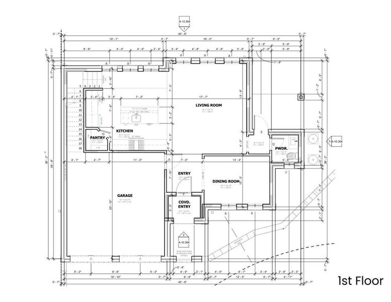 1st Level - Floor Plan