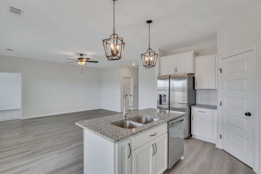 Representative furnished interior of a home built from the The Norman by RTS Homes in Doctor's Creek, Ludowici (Image 6).