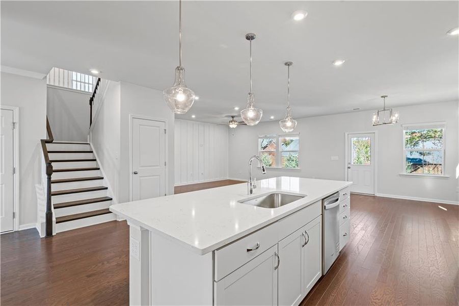 Furnished interior view inside a new home in Berkeley Mill, Cumming (Image 5). Furnished interior view inside a new home in Berkeley Mill, Cumming (Image 5).