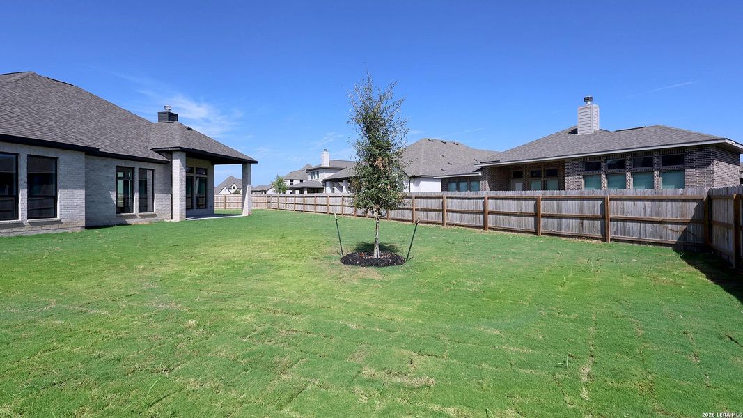Exterior details and patio area of a home in Alsatian Oaks, Castroville (Image 23).
