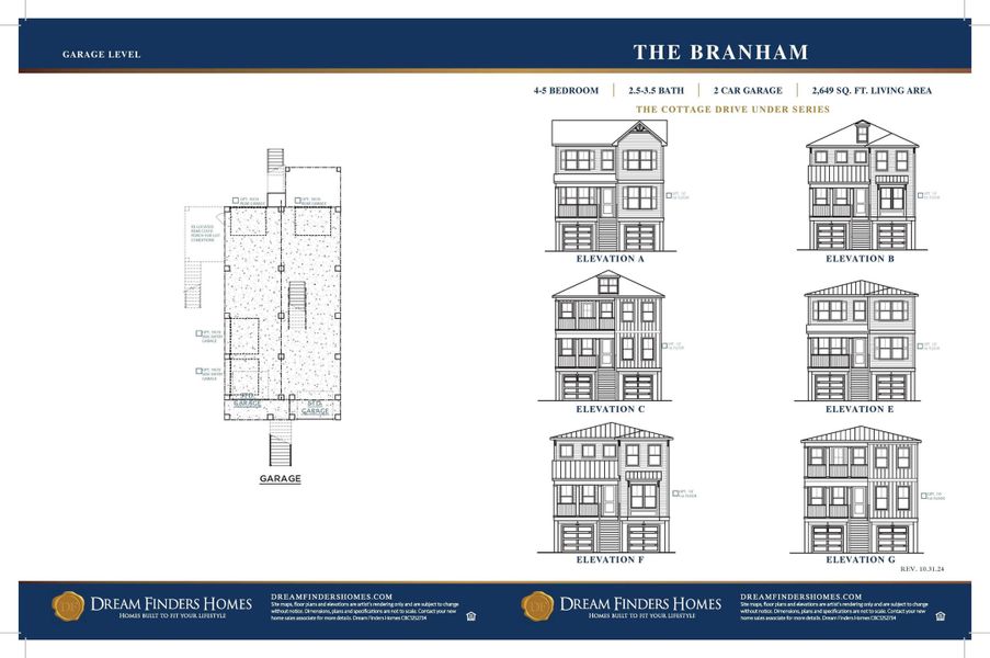 2D floor plan layout of this home in Miller's Crossing, Johns Island, SC (Image 4).