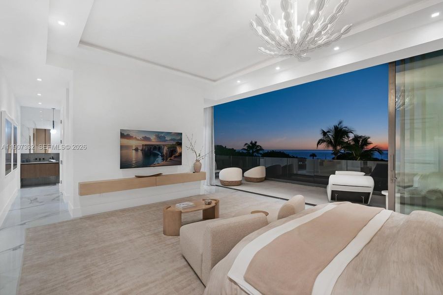 Furnished interior view inside a new home in , Miami Beach (Image 20). Furnished interior view inside a new home in , Miami Beach (Image 20).