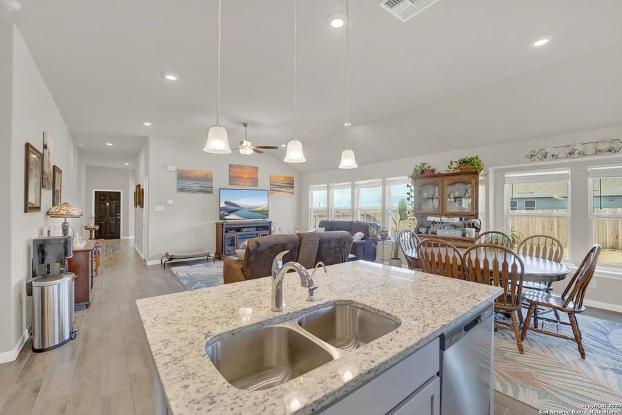 Furnished interior view inside a new home in Chaparral Ranch, Floresville (Image 5).