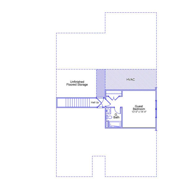 2D floor plan layout of this home in Nazareth Heights, Lexington, SC (Image 3).