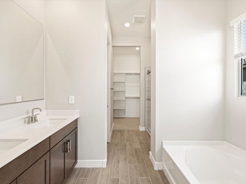 Furnished interior view inside a new home in White Tank Foothills Reserve Series, Waddell (Image 5).