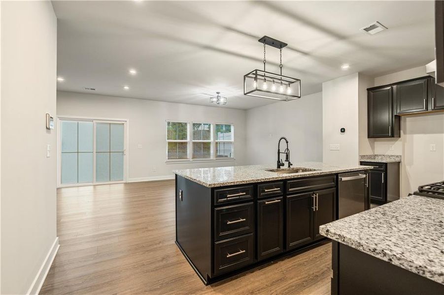 Furnished interior view inside a new home in , Hoschton (Image 11).