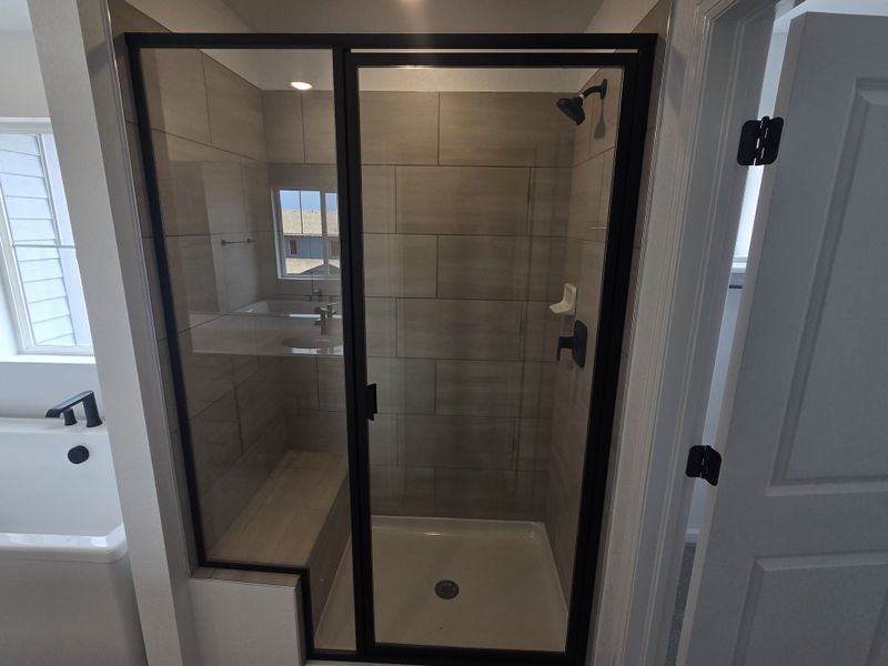Close-up of interior finishes inside a home in Sterling Ranch Ascent Village, Littleton (Image 18).