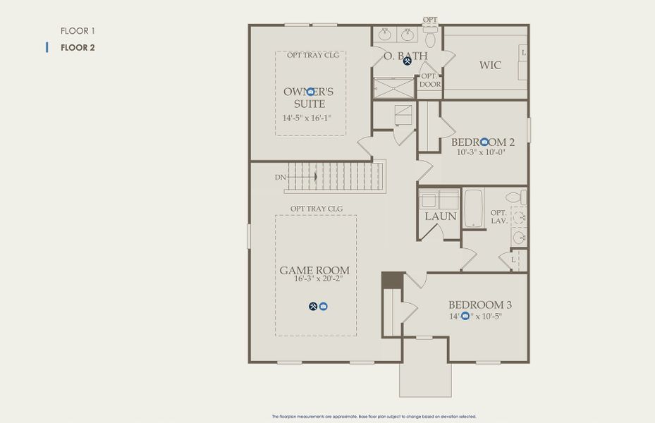 Kisko Floor Plan, Quick Move-In Home, Floor 2