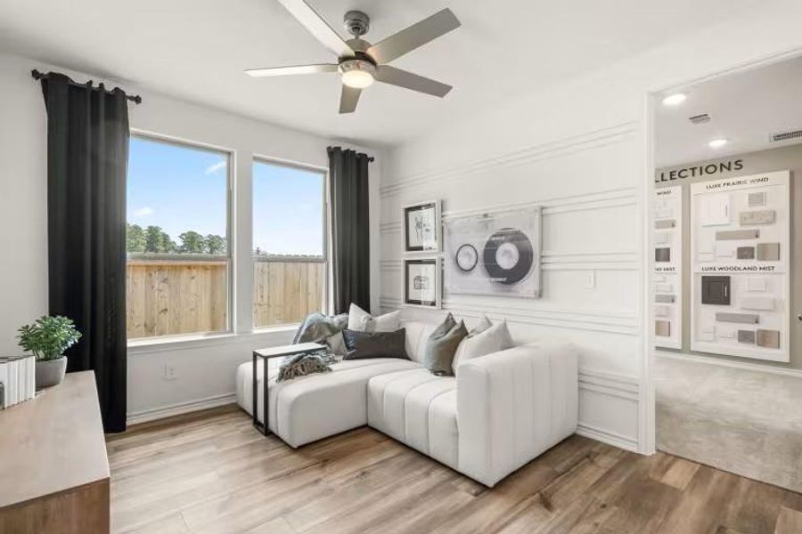 MODEL HOME images may NOT be consistent with the finished product.