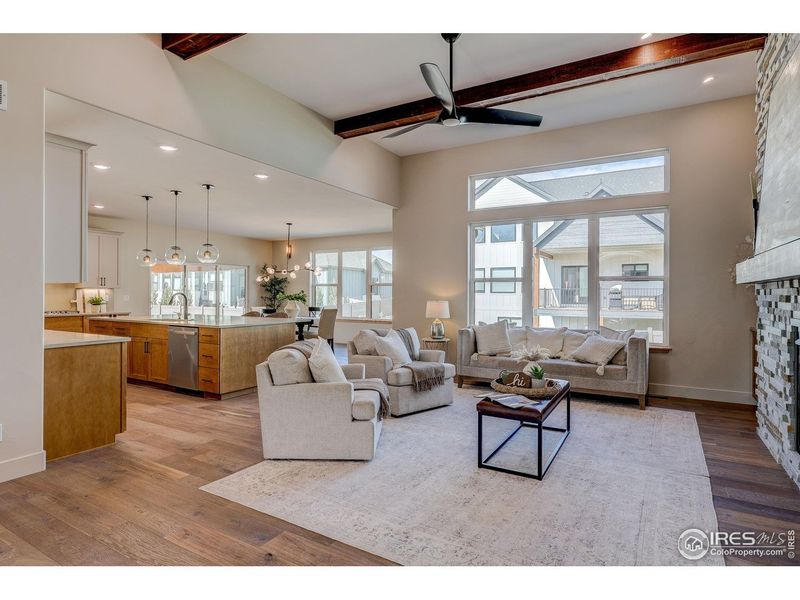 Furnished interior view inside a new home in , Berthoud (Image 39).