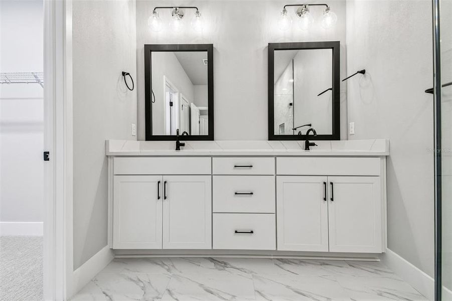 Furnished interior view inside a new home in Towns at Union, St. Petersburg (Image 13).