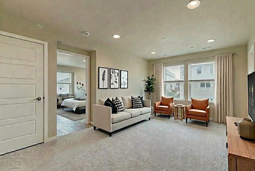 Furnished interior view inside a new home in Buffalo Highlands – Commerce City, Commerce City (Image 16).