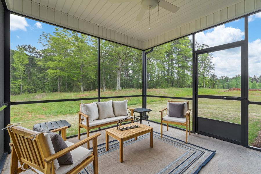 Representative furnished interior of a home built from the Brantley II by Great Southern Homes in Collins Cove, Chapin (Image 46).