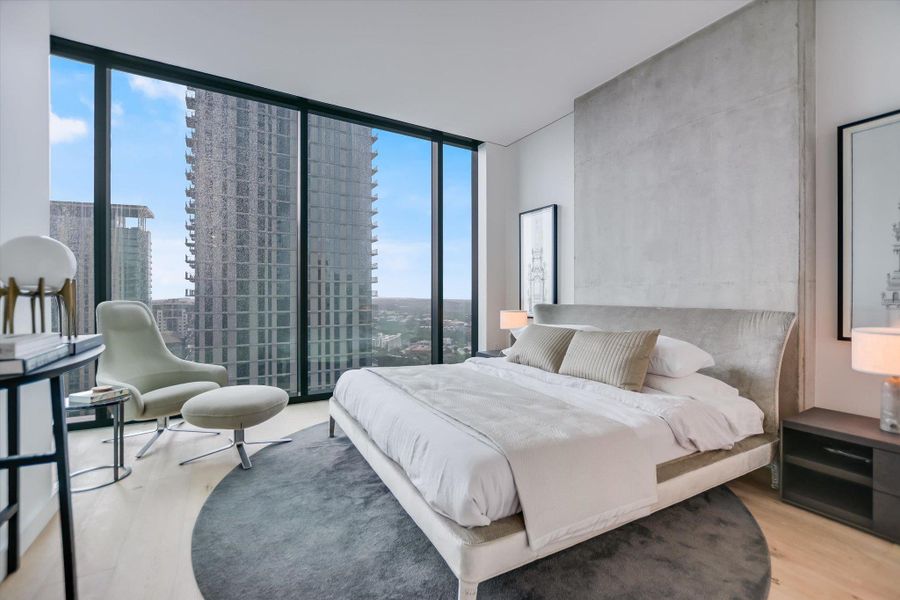 Photos shown are of the same floor plan 5 floors higher.