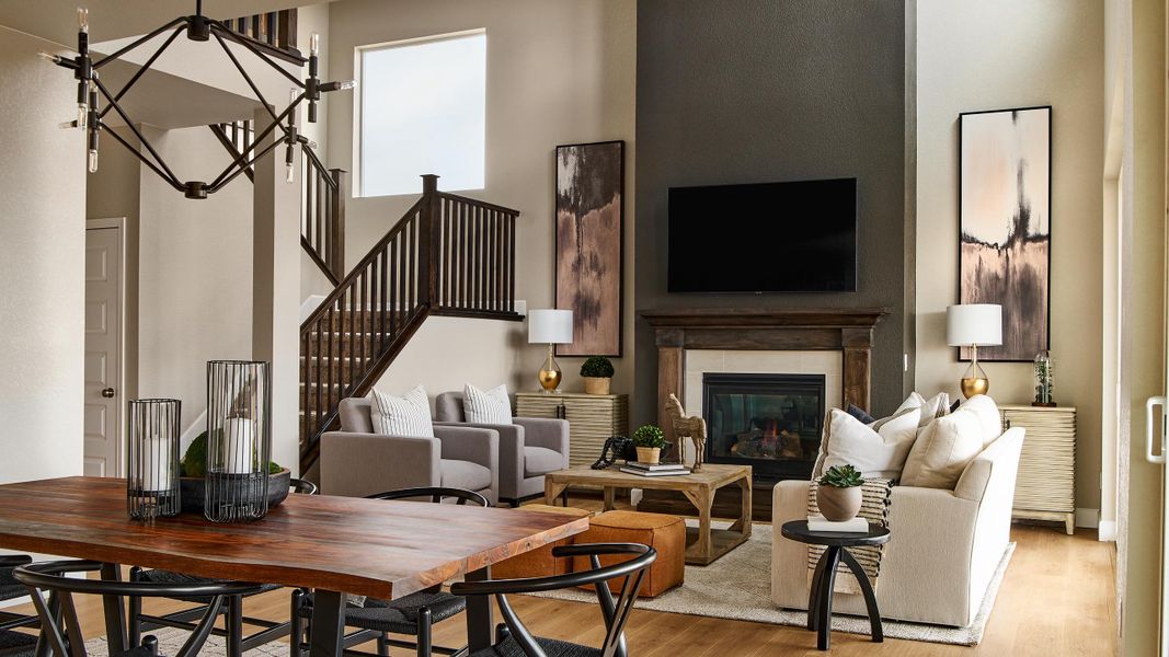 Representative furnished interior of a home built from the Silverthorne by Taylor Morrison in Macanta, Castle Rock (Image 5). Representative furnished interior of a home built from the Silverthorne by Taylor Morrison in Macanta, Castle Rock (Image 5).