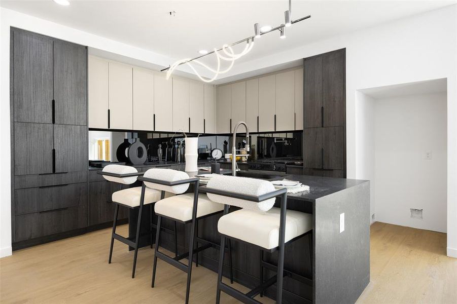 Furnished interior view inside a new home in , Dallas (Image 3).