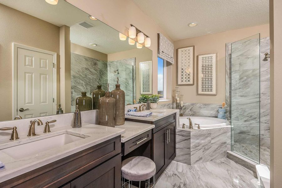 Representative furnished interior of a home built from the Barbados by Taylor Morrison in Windward Preserve, Cocoa (Image 15).