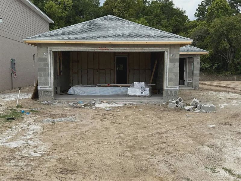 In-progress construction of a new home in West Oak, Ocala, FL (Image 10).