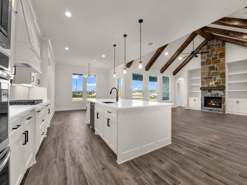 Furnished interior view inside a new home in , Weatherford (Image 3). Furnished interior view inside a new home in , Weatherford (Image 3).