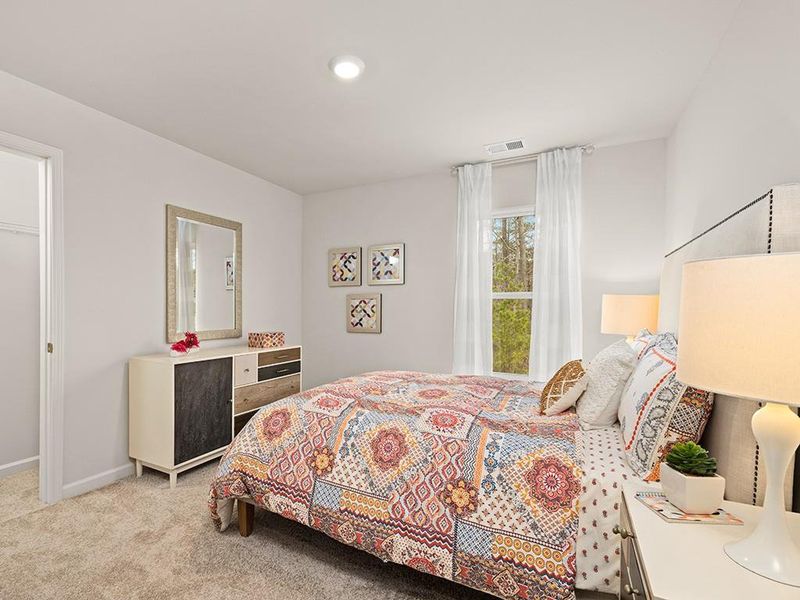 Furnished interior view inside a new home in Oaks at Cedar Grove, Fairburn (Image 14).