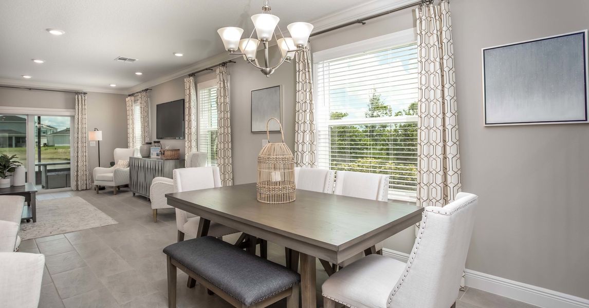 Representative furnished interior of a home built from the Lexington by Maronda Homes in Lake County Communities, Mount Plymouth (Image 47).