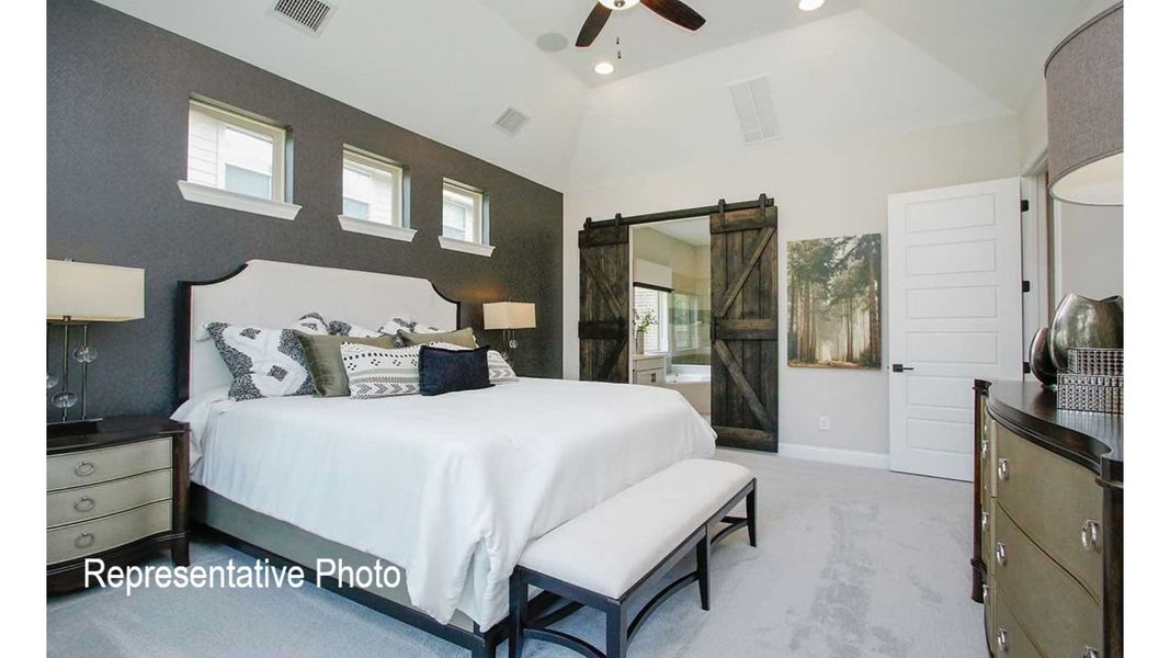 Furnished interior view inside a new home in Hulen Trails, Fort Worth (Image 9). Furnished interior view inside a new home in Hulen Trails, Fort Worth (Image 9).